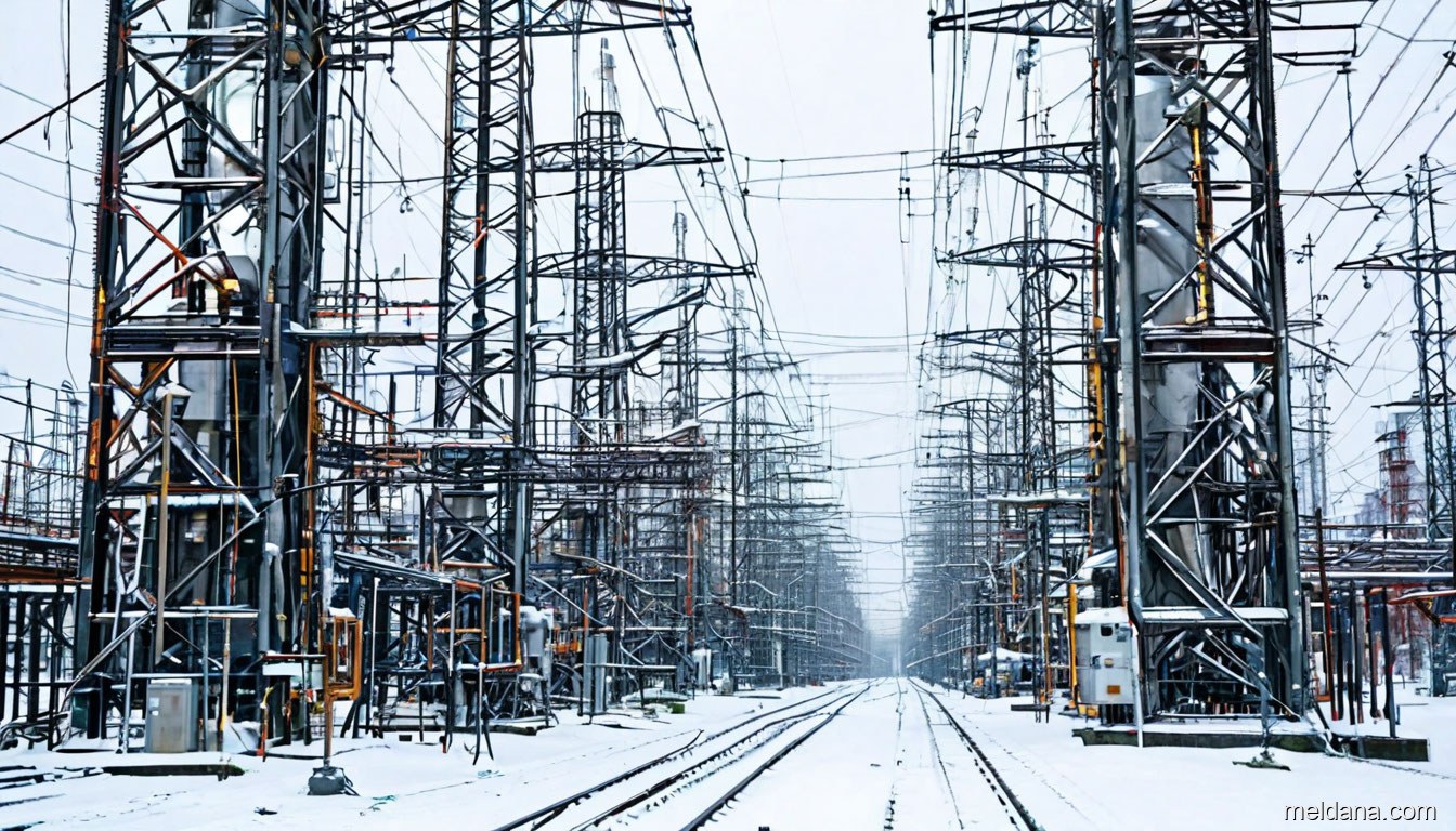 ЗОК ЗАСЛОН над открытым распределительным устройством подстанции